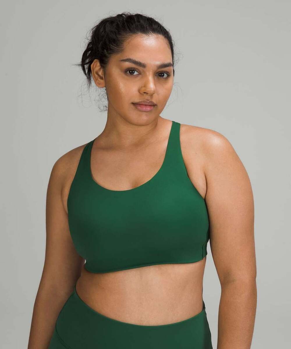 Lululemon Energy Bra High Support B-DDD Cups Everglade Green Size 36C
